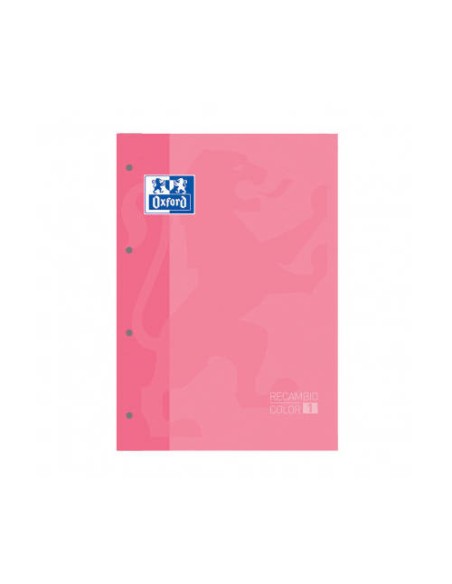 BLOC ENCOLADO COLOR 1 TAPA BLANDA A4+ 80 HOJAS 5X5 COLOR ROSA CHICLE  OXFORD 400123681 400123681 - 1 unidad