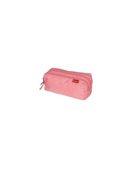 400195239 caja de lápices Estuche suave Poliéster Rosa 400195239 - Pack de 5 unidades