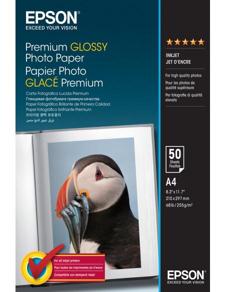 Premium Glossy Photo Paper - A4 - 50 Hojas