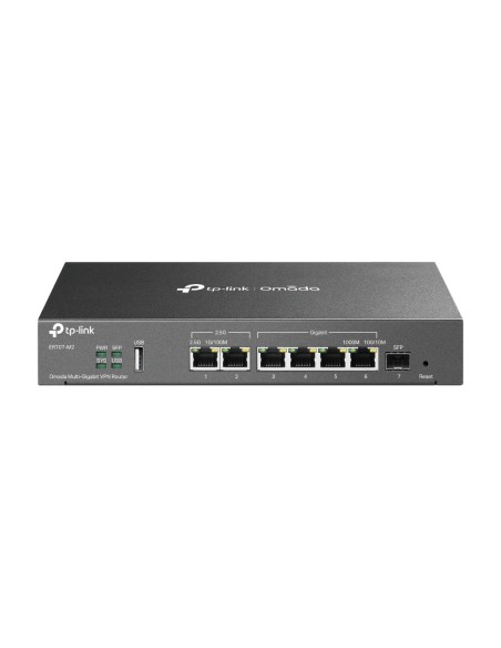 Omada ER707-M2 router 2.5 Gigabit Ethernet, Ethernet rápido, Gigabit Ethernet Negro