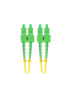 FO-SASA-SD11-0020-YE cable de fibra optica 2 m SC G.657.A1 Verde, Amarillo