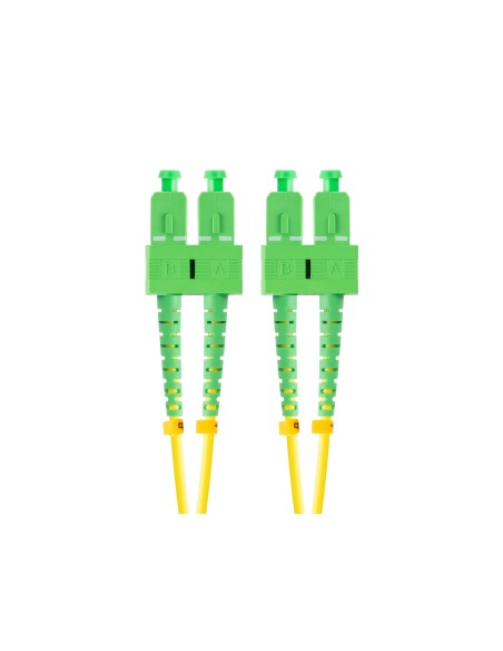 FO-SASA-SD11-0020-YE cable de fibra optica 2 m SC G.657.A1 Verde, Amarillo
