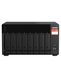 TS-873A NAS Torre Ryzen Embedded V1500B 8 GB DDR4 0 TB QNAP Turbo System Negro