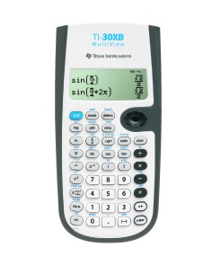 TI-30XB MultiView calculadora Bolsillo Calculadora científica Gris, Blanco