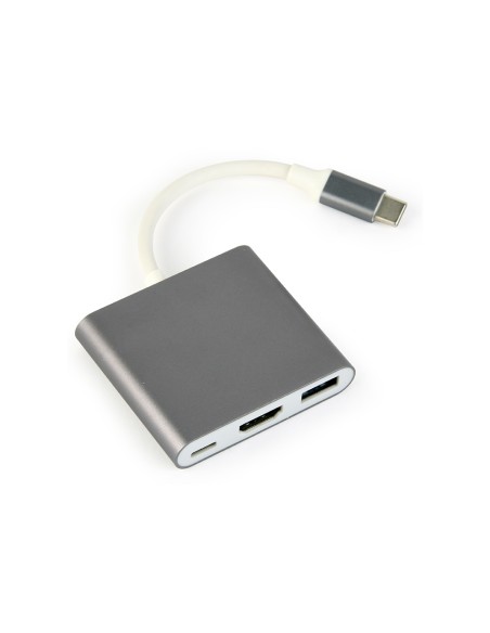 A-CM-HDMIF-02-SG Adaptador gráfico USB 3840 x 2160 Pixeles Gris
