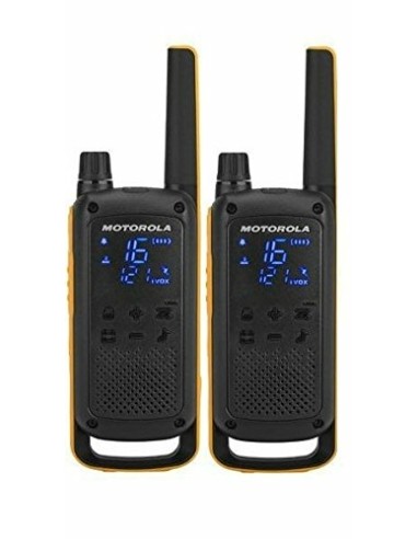 T82 Extreme Twin Pack two-way radios 16 canales Negro, Naranja