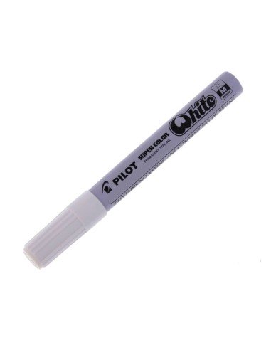 ROTULADOR PILOT SUPER COLOR SC-W-M BLANCO PUNTA M
