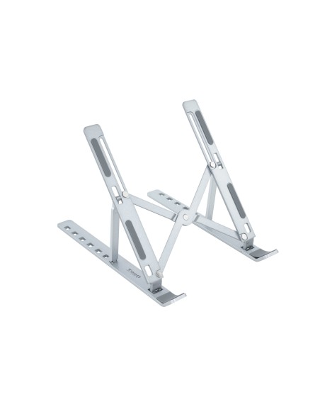 Soporte Elevador para Portátiles, Tablets, Móviles y Libros, Plata