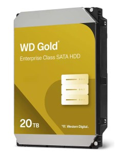 Gold WD203KRYZ disco duro interno 20 TB 7200 RPM 512 MB 3.5" SATA