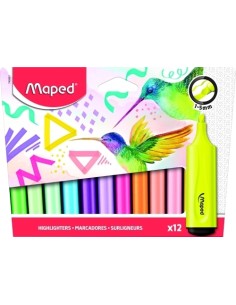ROTUL. FLUOR MAPED SLEEVE P/12 - Pack de 8 unidades
