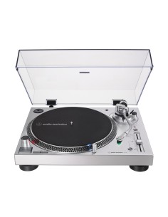 AT-LP120XUSB Tocadiscos de tracción por correa Plata Manual