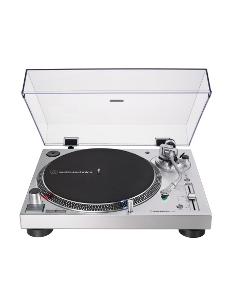 AT-LP120XUSB Tocadiscos de tracción por correa Plata Manual