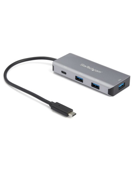 Hub Ladrón USB C con 3 Puertos USB A y 1 Puerto USB C - Concentrador USB Tipo C 3.2 Gen 2 - Alimentado por el Bus USB - Hub Adap