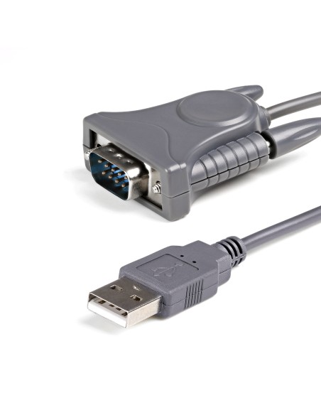 Cable Adaptador de 0,9m USB a Serie Serial DB9 DB25 RS232