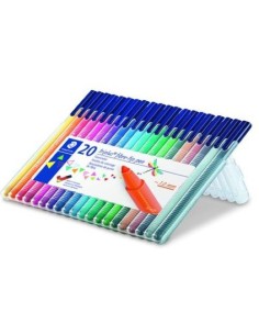 Estuche plastico 164 rotuladores triplus 323 colores surtidos