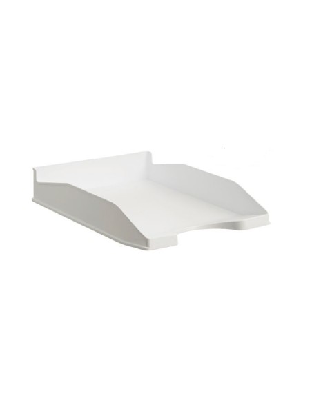 742 BL PS bandeja de escritorio/organizador Poliestireno Blanco