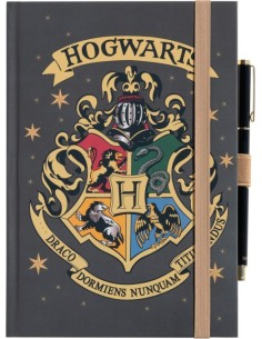 CUADERNO PREMIUM A5 CON BOLIGRAFO HARRY POTTER HOGWARTS