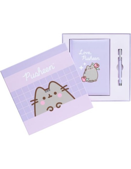 SET CUADERNO PREMIUM A5 CON BOLIGRAFO PUSHEEN MOMENTS SET CUADERNO PREMIUM A5 CON BOLIGRAFO PUSHEEN MOMENTS
