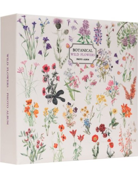 ALBUM DE FOTOS 200 BOLSILLOS 10X15CM WILD FLOWERS