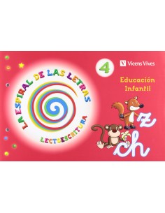 11LECTOESCRITURA 4ESPIRAL DE LETRAS INFANTIL