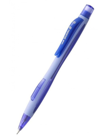 C 12 PORTAMINAS UNI SHALAKU S 05MM COLOR AZUL