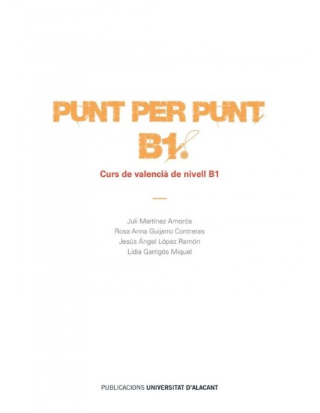 PUNT PER PUNT B1