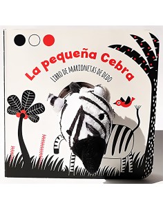 La pequena cebra libro de marionetas de dedo