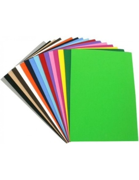 BOLSA 10 LAMINAS GOMA EVA VERDE CLARO 20X30 2MM FIXO