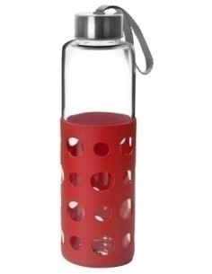 BOTELLA VIDRIO IBILI LAKE 500ml ROJO