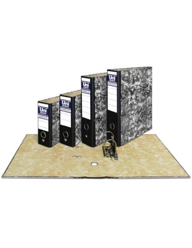 ARCHIVADOR NOVOCLAS 1/4N 65MM SIN RADO COLOR NEGRO UNISYSTEM NOVOCLAS 7489010