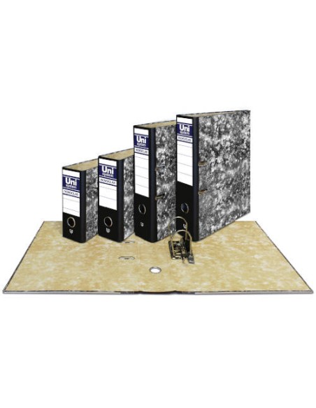 ARCHIVADOR NOVOCLAS 1/4N 65MM SIN RADO COLOR NEGRO UNISYSTEM NOVOCLAS 7489010