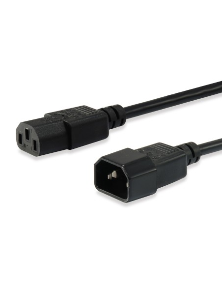 112100 cable de transmisión Negro 1,8 m C14 acoplador C13 acoplador