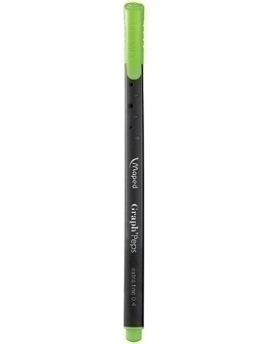 ROTUL.MAPED GRAPH PEPS VERDE MANZANA - Pack de 12 unidades
