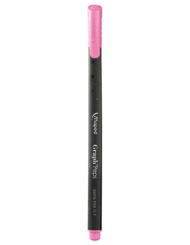 Graph'Peps, 12-pack rotulador Extrafino Rosa 12 pieza(s)