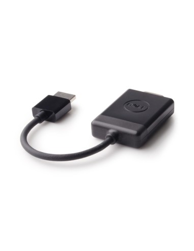 492-11682 adaptador de cable de vídeo VGA (D-Sub) HDMI tipo A (Estándar) Negro