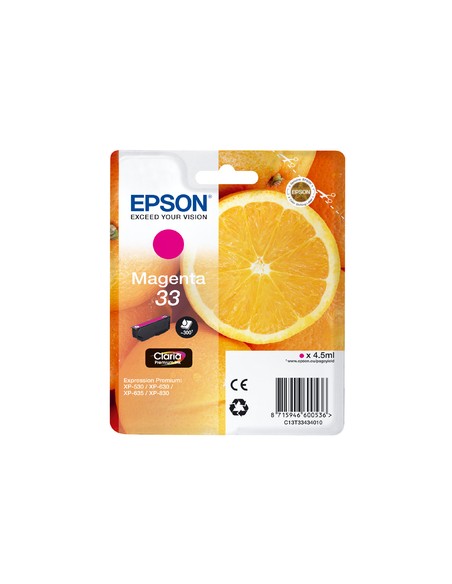 C13T33434010 cartucho de tinta 1 pieza(s) Original Magenta