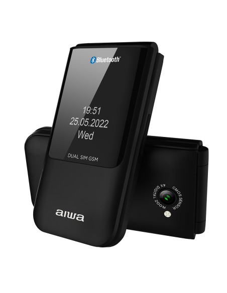 FP-24BK teléfono móvil 6,1 cm (2.4") 91,7 g Negro Característica del teléfono