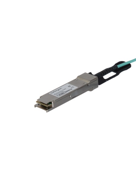 Cable de 10m AOC QSFP+ a QSFP+ 40G Compatible con MSA sin Codificar - Fibra Óptica Activa QSFP+ de 40 GbE - Cable Módulo Transce