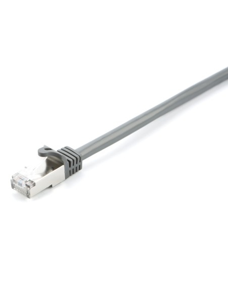 Cable gris Cat6 blindado (STP) con conector RJ45 macho a RJ45 macho 5m 16.4ft