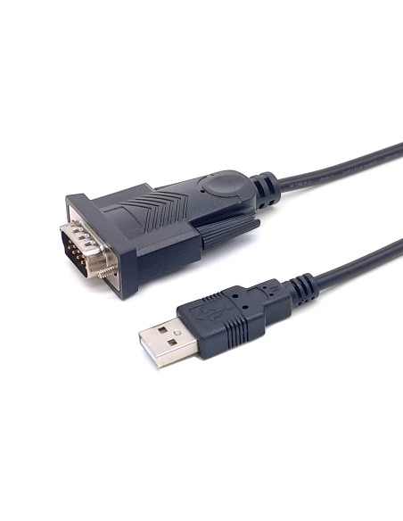 Cable USB-A a serie (DB9), M/M, 1,5 m