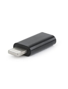 A-USB-CF8PM-01 cambiador de género para cable USB type-C 8 pines Negro
