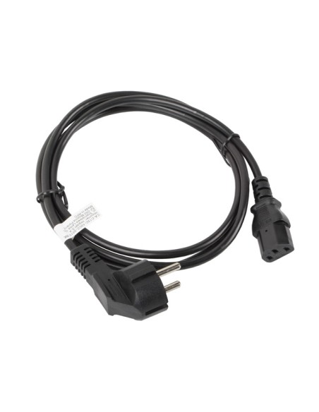 CA-C13C-10CC-0018-BK cable de transmisión Negro 1,8 m C13 acoplador CEE7/7