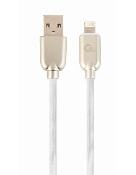 CC-USB2R-AMLM-2M-W cable de conector Lightning Blanco