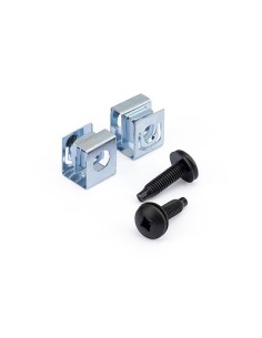 Paquete de 50 Tornillos 10-32 y Tuercas Clip para Armario Rack de Servidores