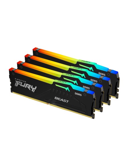 FURY Beast 64 GB 6000 MT/s DDR5 CL40 DIMM (Kit de 4) RGB XMP