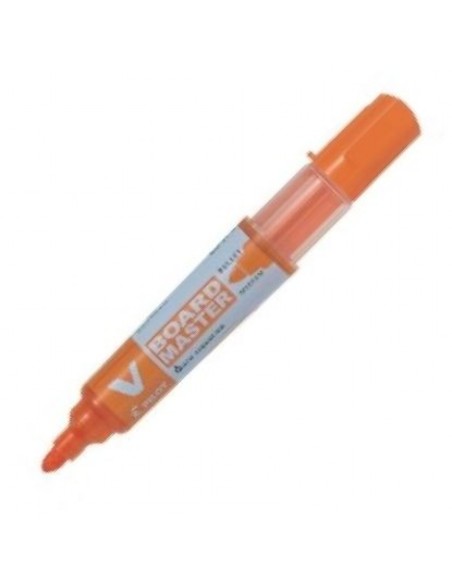 c 10 rotulador pizarra vboard master naranja recargable