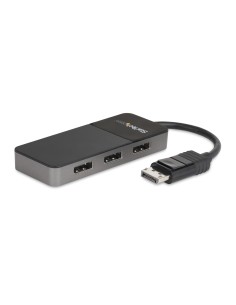 Hub MST de 3 Puertos DisplayPort 1.4 - Divisor Splitter DP para 3 Monitores - Adaptador DisplayPort a 3x DisplayPort de 4K - Ali