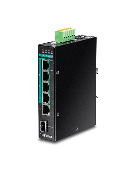 TI-PG541i Gestionado L2+ Gigabit Ethernet (10/100/1000) Energía sobre Ethernet (PoE) Negro