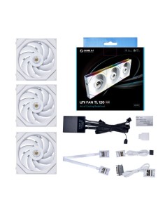 UNI FAN TL Carcasa del ordenador Ventilador 12 cm Blanco