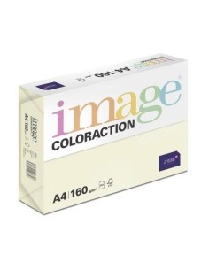 IMAGE COLORACTION PAPEL REPROGRÁFICO DIN A4 160GR PAQUETE DE 250 HOJAS COLOR CREMA